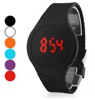 LED gumové digitální hodinky - unisex